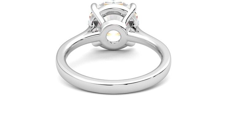 Taylor & Hart Hope Round Engagement Ring 360 degree image 15