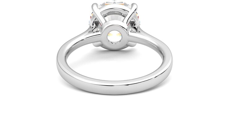 Taylor & Hart Hope Round Engagement Ring 360 degree image 15