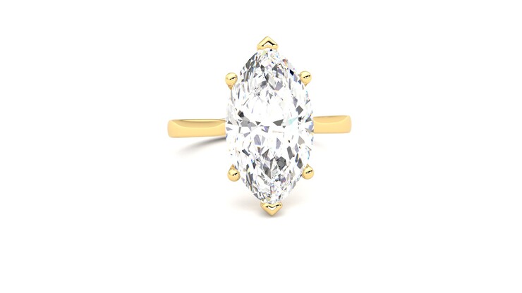 Taylor & Hart Hope Marquise Engagement Ring 360 degree image 2