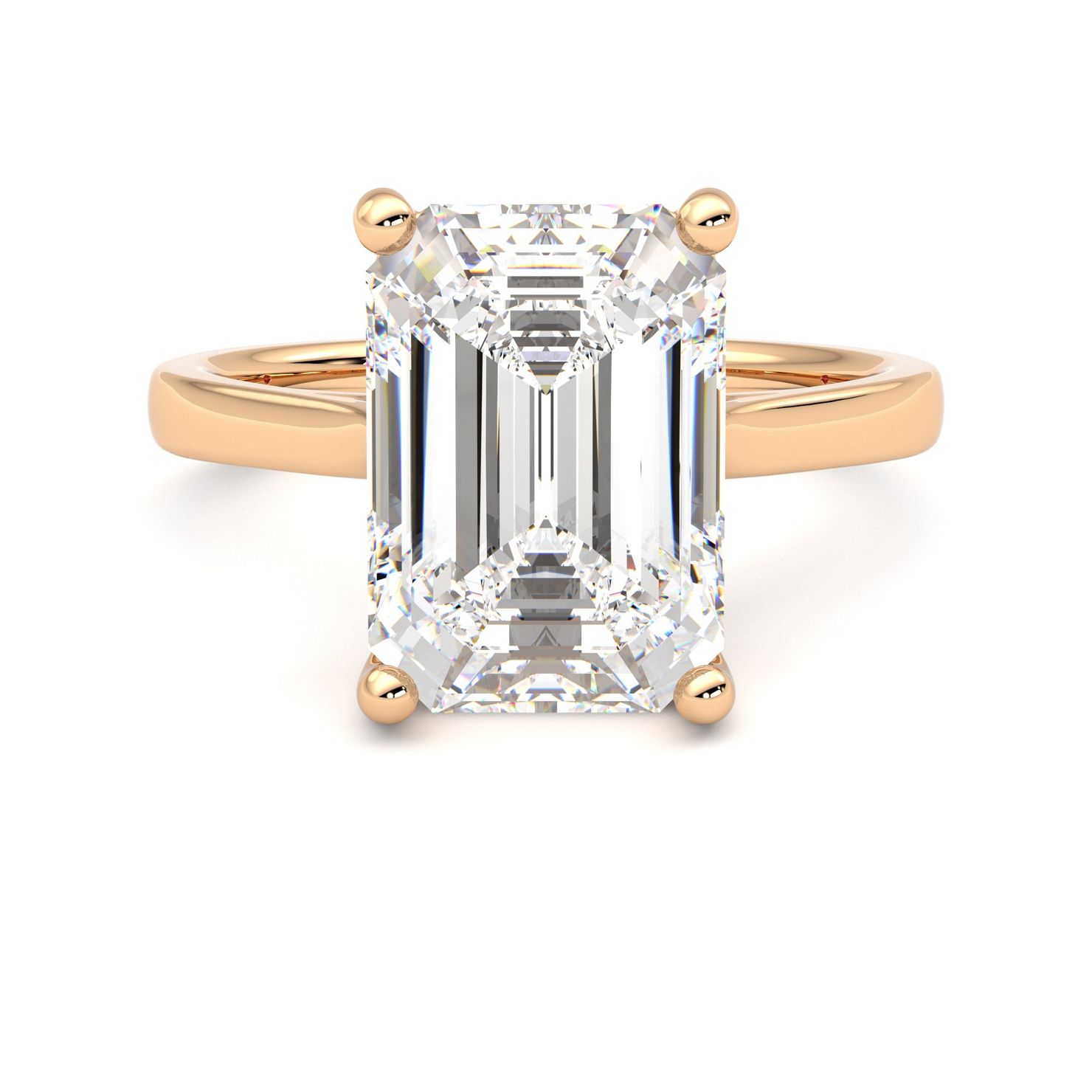 Taylor & Hart Hope Emerald Engagement Ring 0