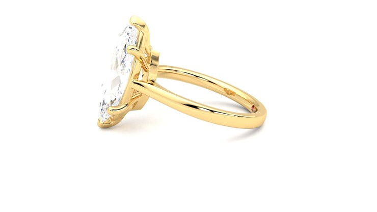 Taylor & Hart Hope Marquise Engagement Ring 360 degree image 21