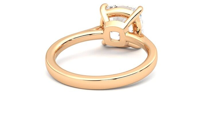 Taylor & Hart Hope Cushion Engagement Ring 360 degree image 14