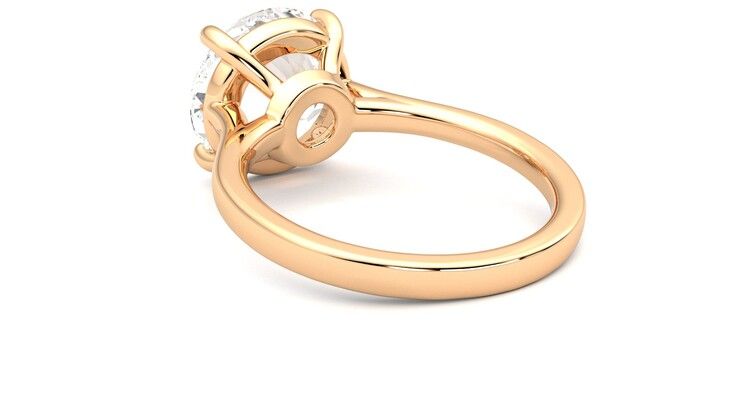 Taylor & Hart Hope Round Engagement Ring 360 degree image 17