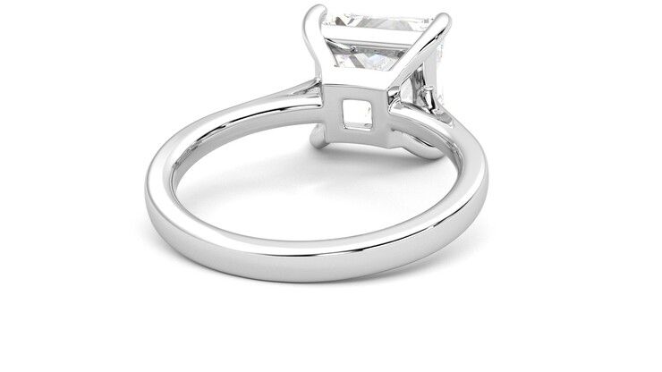 Taylor & Hart Hope Princess Engagement Ring 360 degree image 14