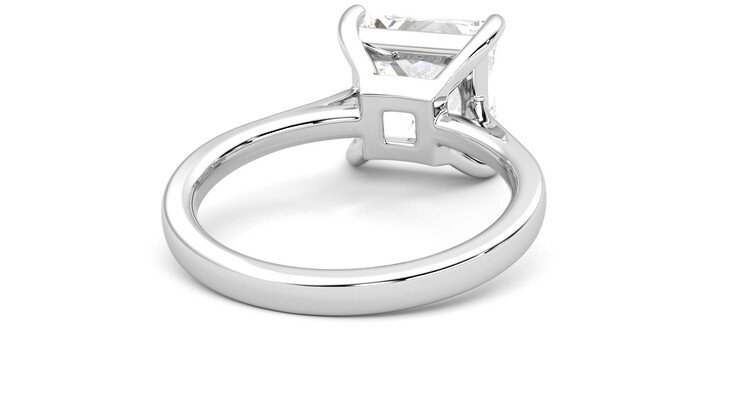 Taylor & Hart Hope Princess Engagement Ring 360 degree image 14