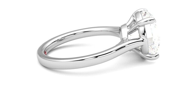 Taylor & Hart Hope Round Engagement Ring 360 degree image 10