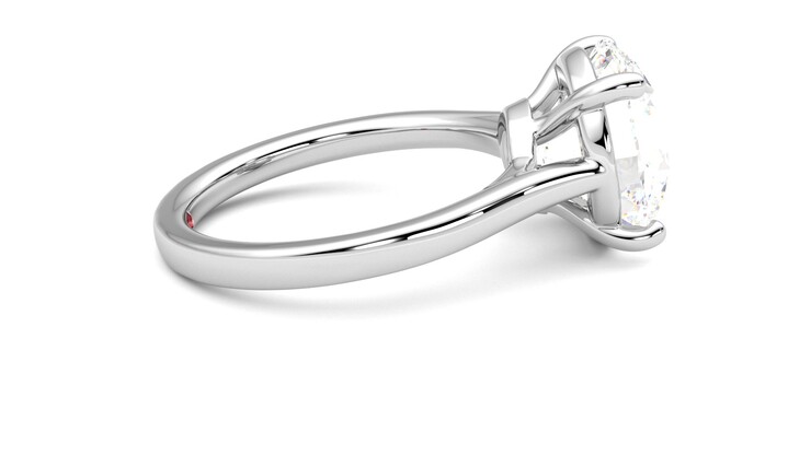 Taylor & Hart Hope Round Engagement Ring 360 degree image 10