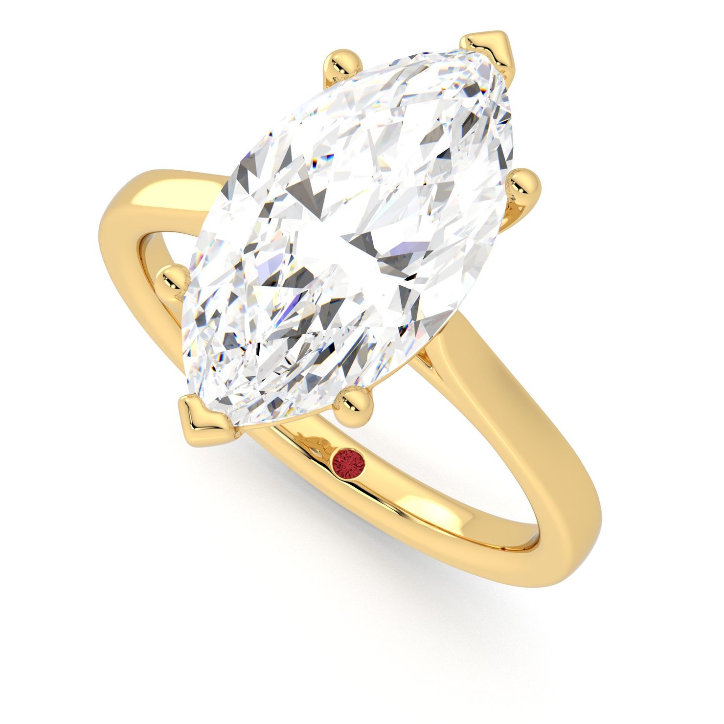 Taylor & Hart Hope Marquise Engagement Ring 0