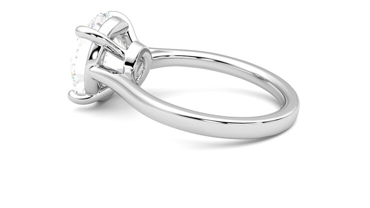 Taylor & Hart Hope Round Engagement Ring 360 degree image 19
