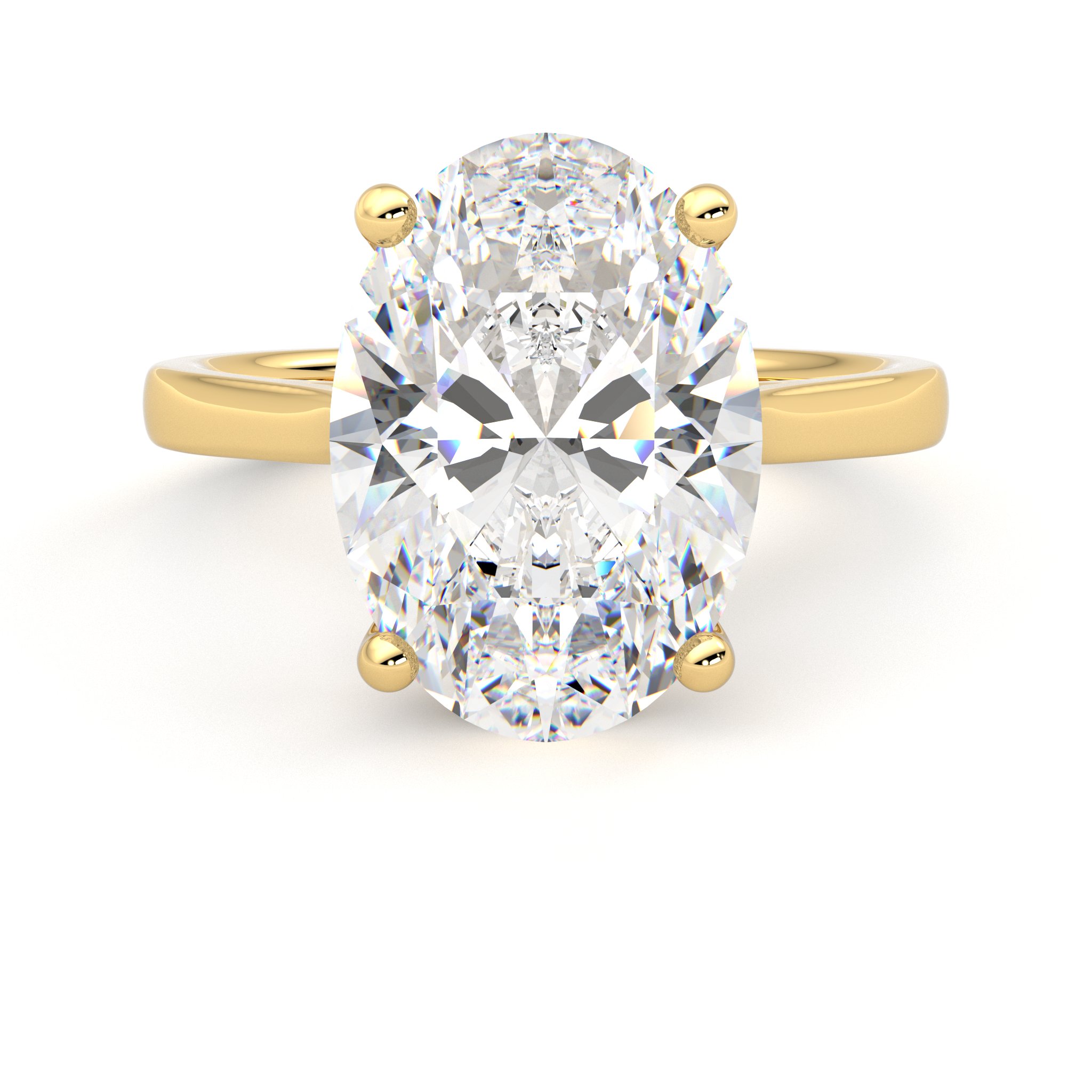 Taylor & Hart Hope Oval Engagement Ring 0