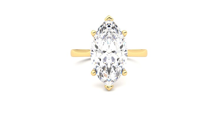 Taylor & Hart Hope Marquise Engagement Ring 360 degree image 0