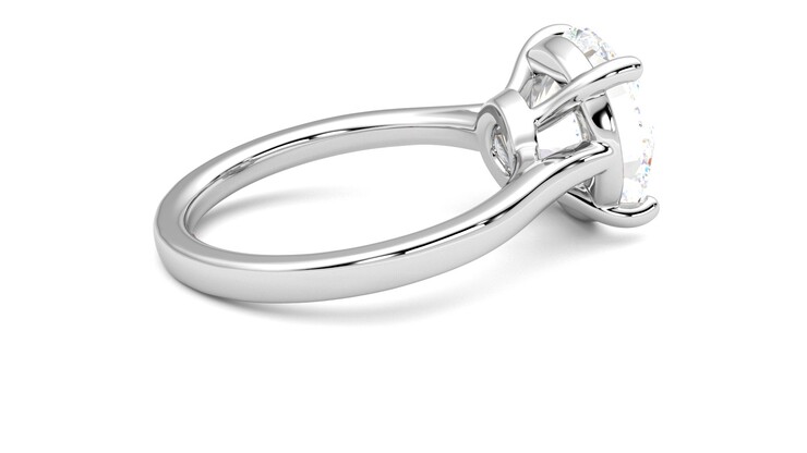 Taylor & Hart Hope Round Engagement Ring 360 degree image 11