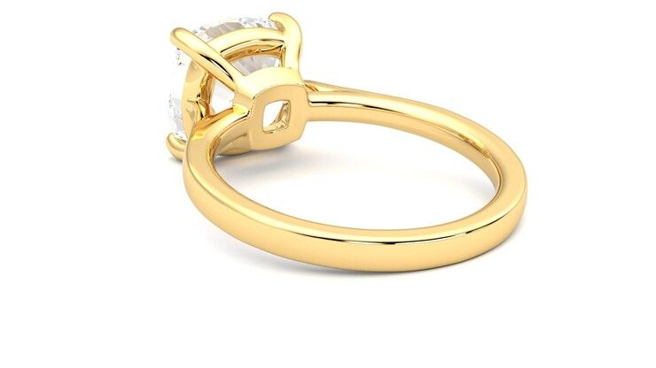 Taylor & Hart Hope Cushion Engagement Ring 360 degree image 17
