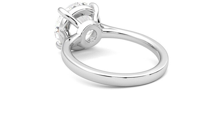 Taylor & Hart Hope Round Engagement Ring 360 degree image 17