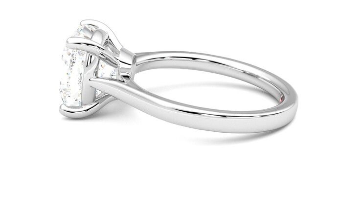 Taylor & Hart Hope Cushion Engagement Ring 360 degree image 20