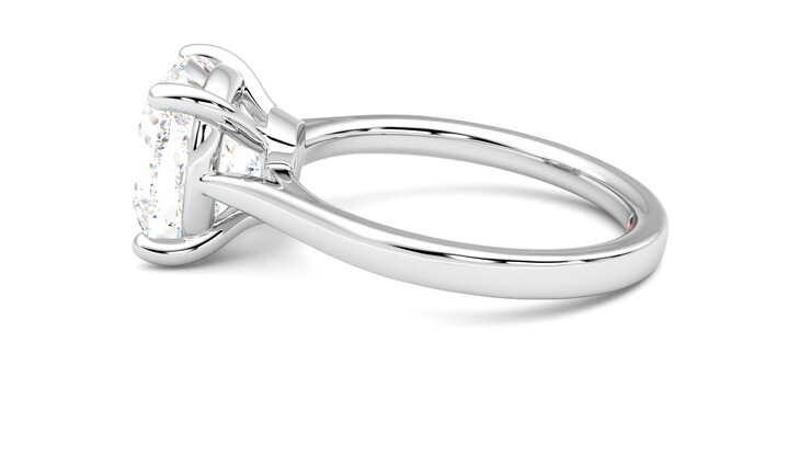 Taylor & Hart Hope Cushion Engagement Ring 360 degree image 20