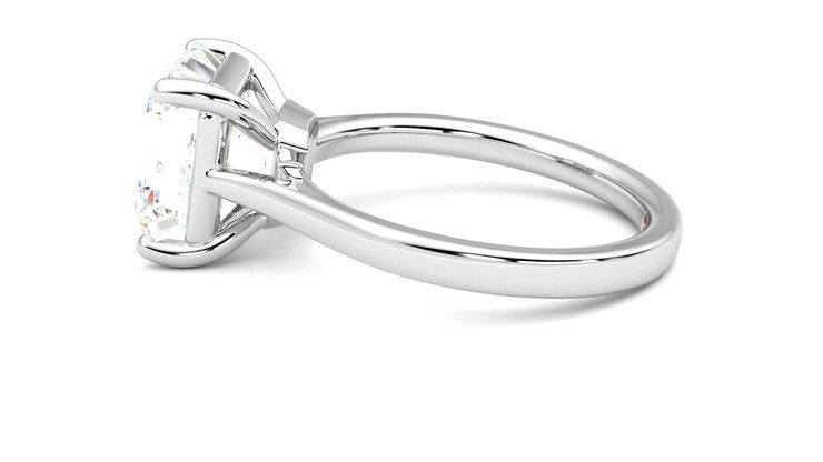 Taylor & Hart Hope Asscher Engagement Ring 360 degree image 20