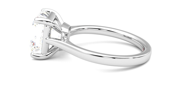 Taylor & Hart Hope Asscher Engagement Ring 360 degree image 20