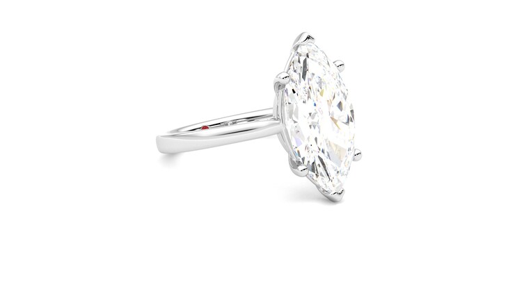 Taylor & Hart Hope Marquise Engagement Ring 360 degree image 6
