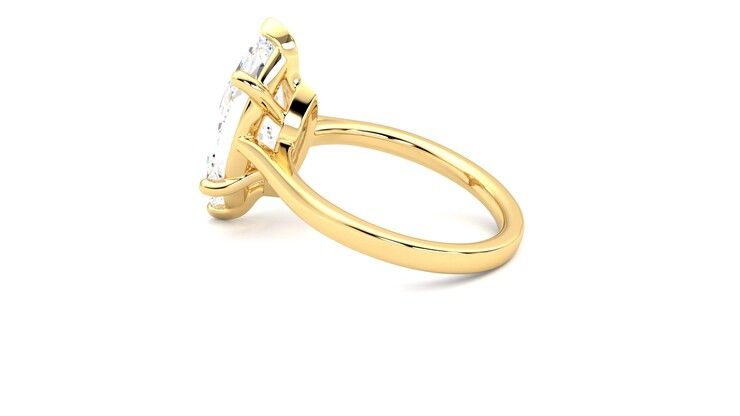 Taylor & Hart Hope Marquise Engagement Ring 360 degree image 19