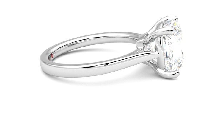 Taylor & Hart Hope Cushion Engagement Ring 360 degree image 9