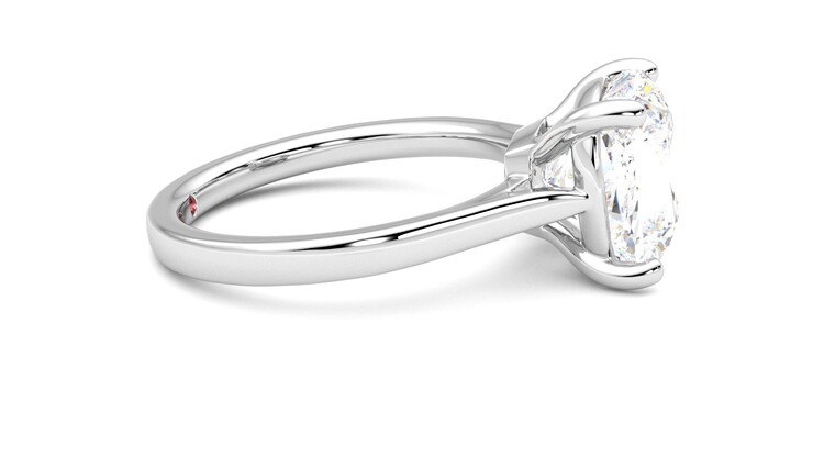 Taylor & Hart Hope Cushion Engagement Ring 360 degree image 9