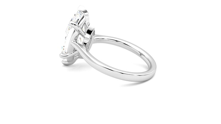 Taylor & Hart Hope Marquise Engagement Ring 360 degree image 19