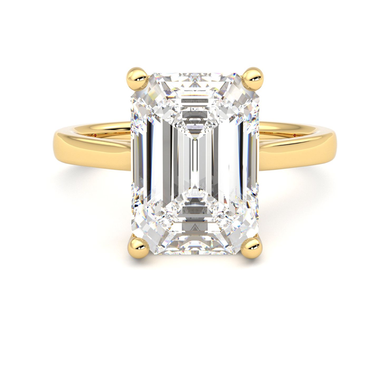 Taylor & Hart Hope Emerald Engagement Ring 0