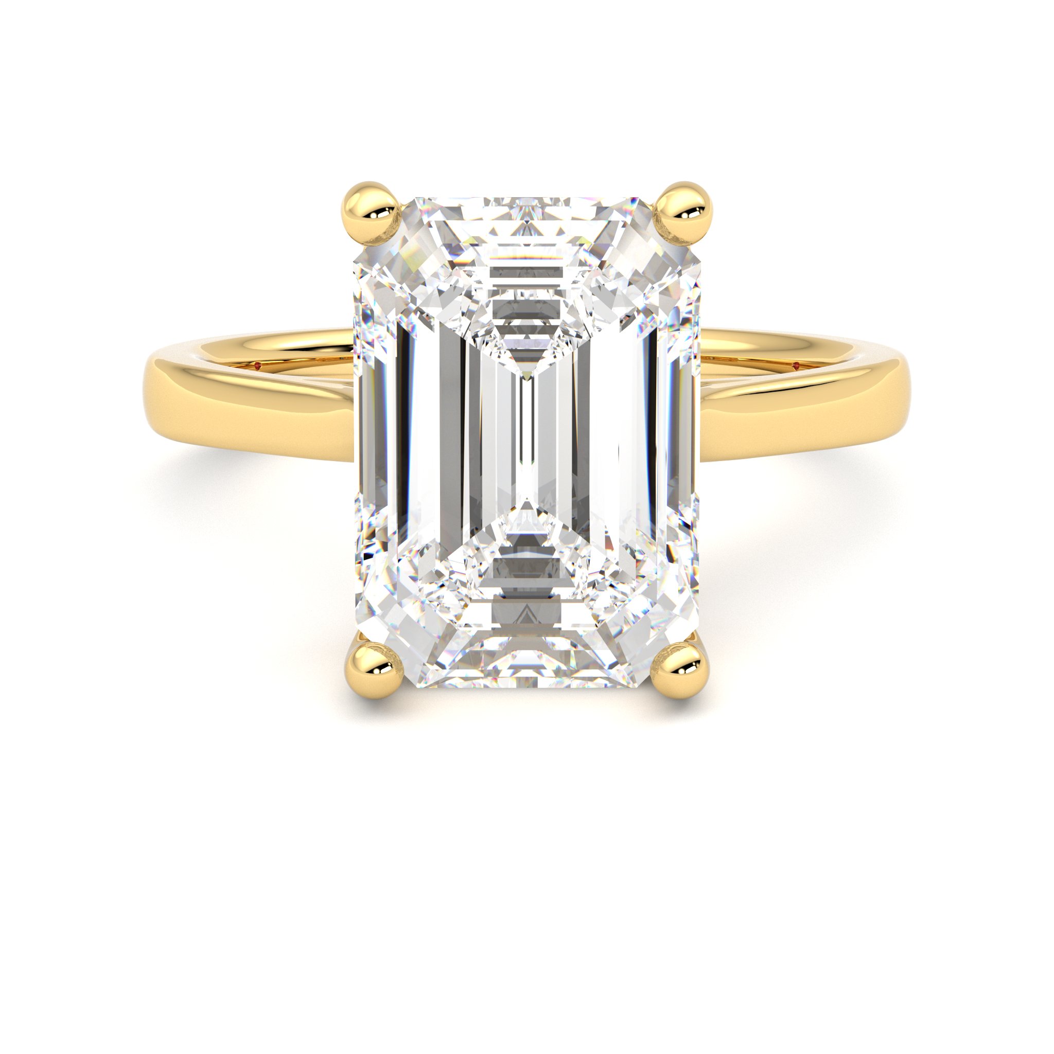 Taylor & Hart Hope Emerald Engagement Ring 0