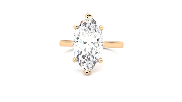 Taylor & Hart Hope Marquise Engagement Ring 360 degree image 28