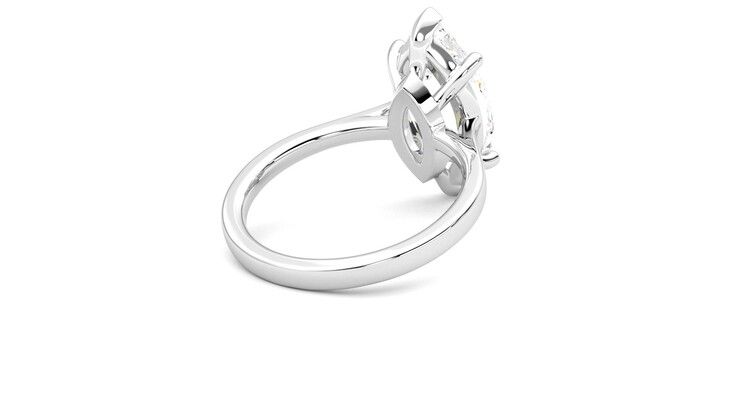 Taylor & Hart Hope Marquise Engagement Ring 360 degree image 13