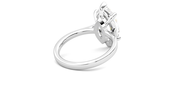 Taylor & Hart Hope Marquise Engagement Ring 360 degree image 13