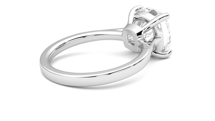 Taylor & Hart Hope Cushion Engagement Ring 360 degree image 12