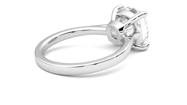 Taylor & Hart Hope Cushion Engagement Ring 360 degree image 12