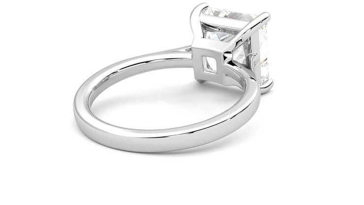 Taylor & Hart Hope Princess Engagement Ring 360 degree image 13