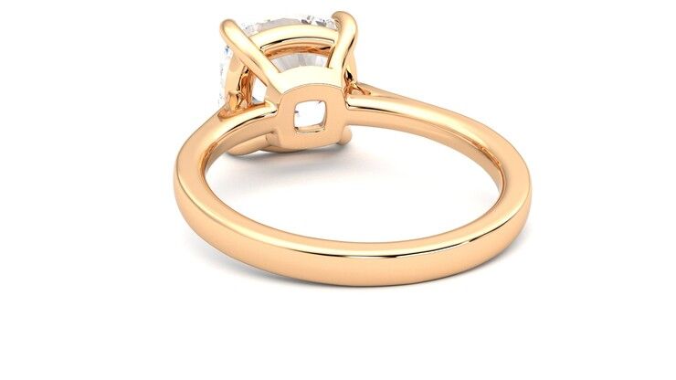 Taylor & Hart Hope Cushion Engagement Ring 360 degree image 16