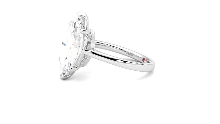 Taylor & Hart Hope Marquise Engagement Ring 360 degree image 22
