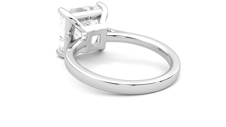Taylor & Hart Hope Princess Engagement Ring 360 degree image 17