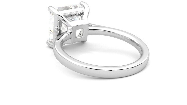 Taylor & Hart Hope Princess Engagement Ring 360 degree image 17