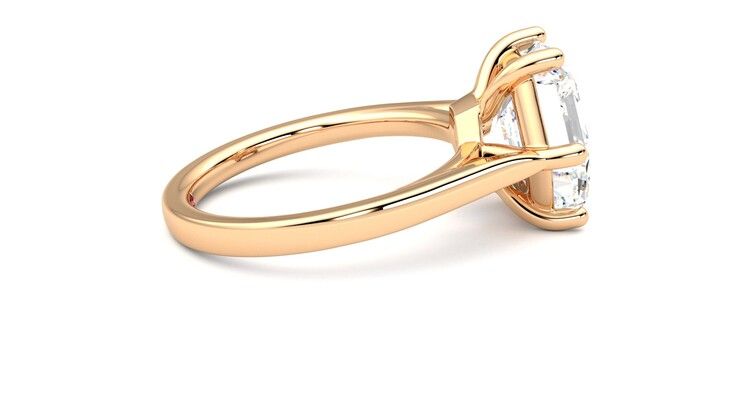 Taylor & Hart Hope Hexagonal Engagement Ring 360 degree image 10