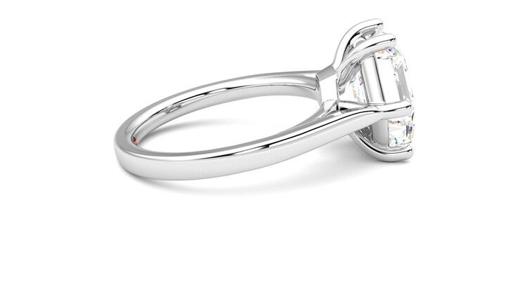 Taylor & Hart Hope Hexagonal Engagement Ring 360 degree image 10