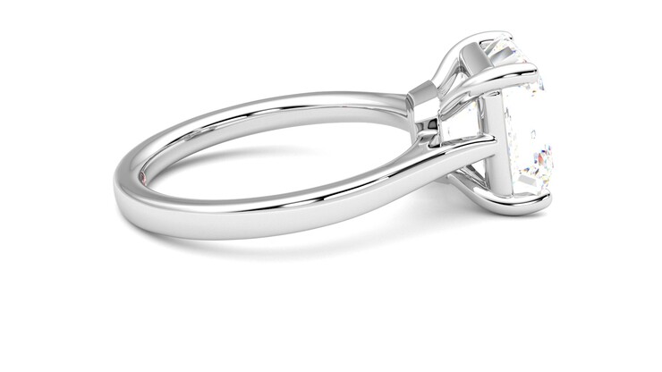 Taylor & Hart Hope Asscher Engagement Ring 360 degree image 10