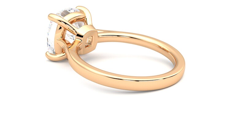 Taylor & Hart Hope Cushion Engagement Ring 360 degree image 18