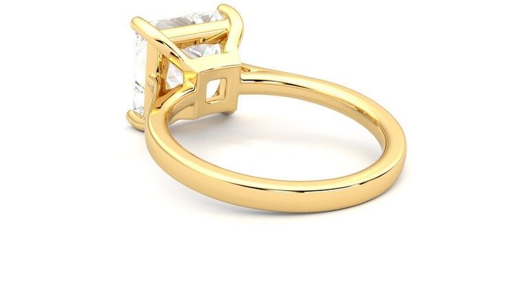 Taylor & Hart Hope Princess Engagement Ring 360 degree image 17