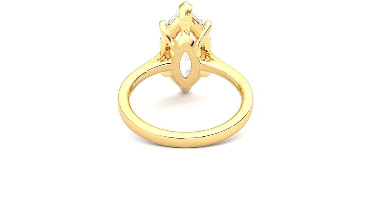 Taylor & Hart Hope Marquise Engagement Ring 360 degree image 15