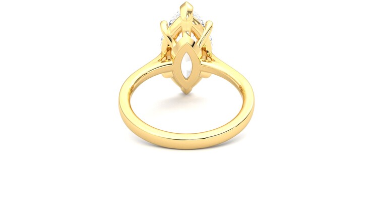 Taylor & Hart Hope Marquise Engagement Ring 360 degree image 15