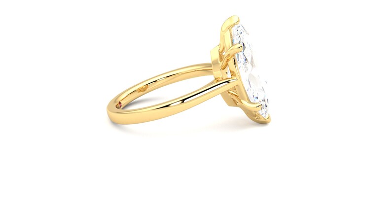Taylor & Hart Hope Marquise Engagement Ring 360 degree image 9
