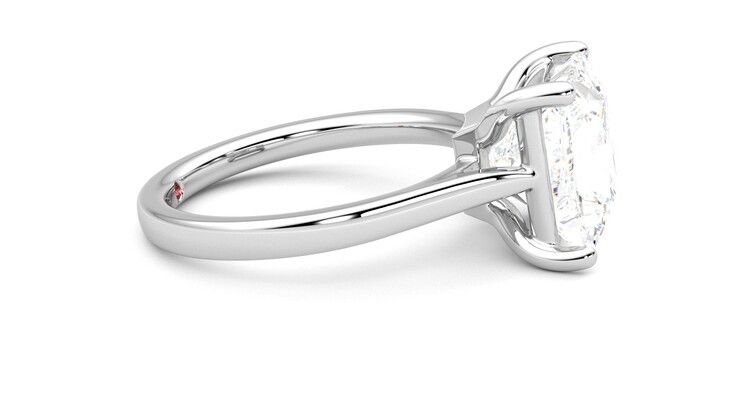 Taylor & Hart Hope Princess Engagement Ring 360 degree image 9