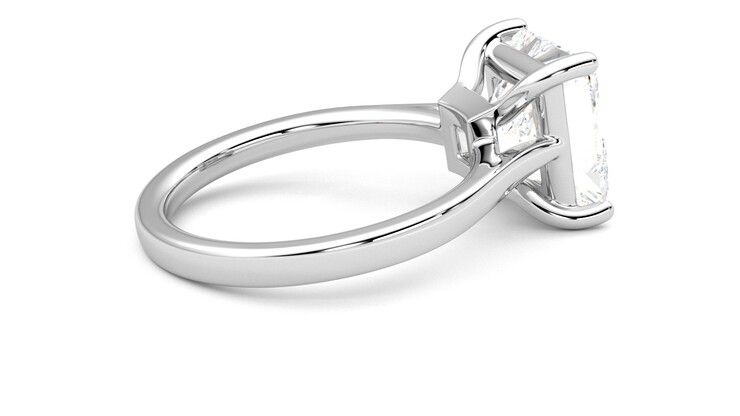 Taylor & Hart Hope Princess Engagement Ring 360 degree image 11