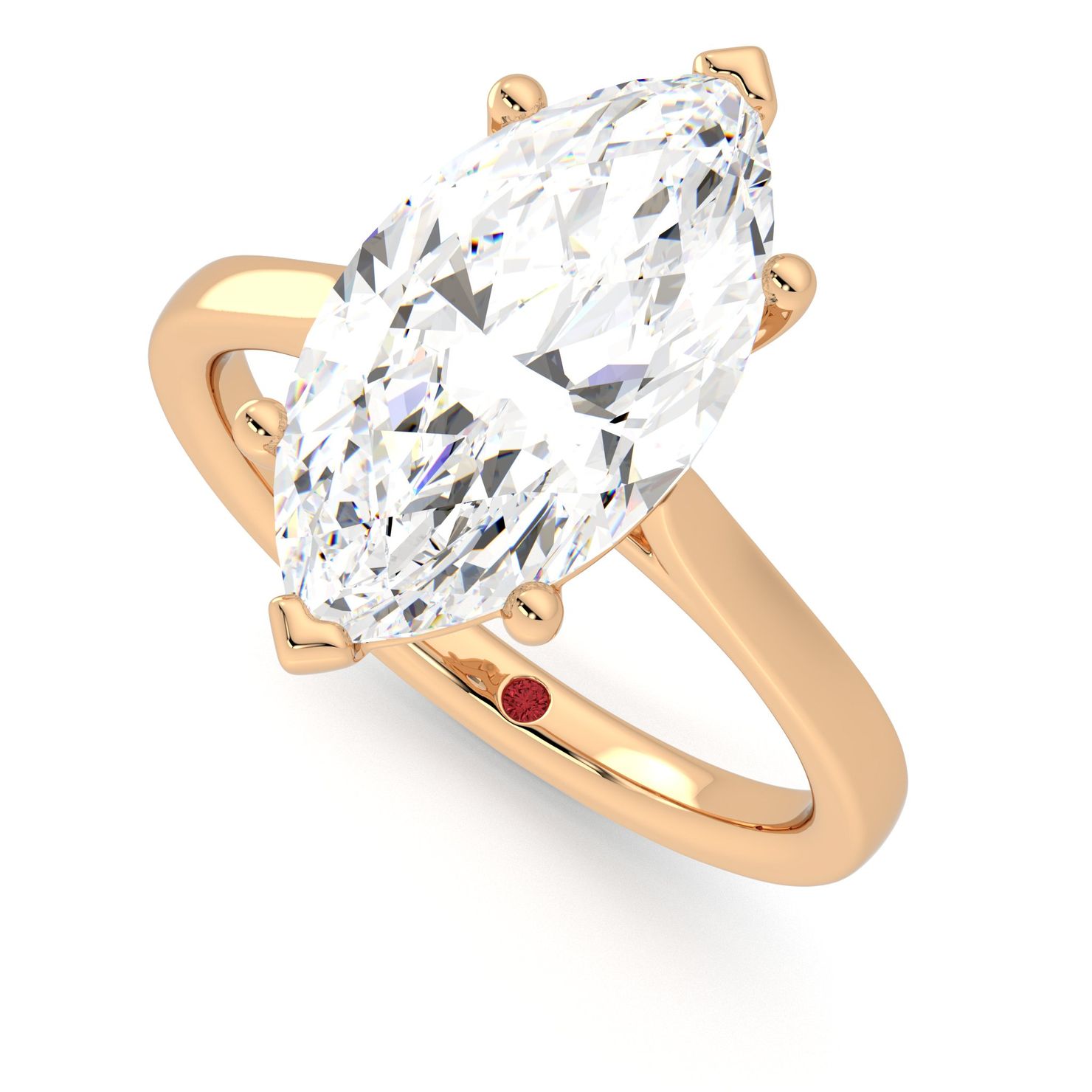 Taylor & Hart Hope Marquise Engagement Ring 0